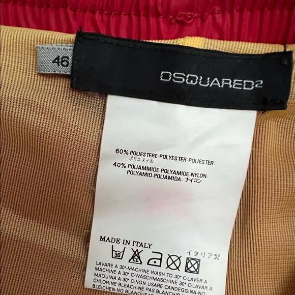 Men’s “DSQUARED2” Red Swim Trunk - Picture 5 of 5